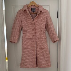 Rothschild Blush Textured Trench Coat